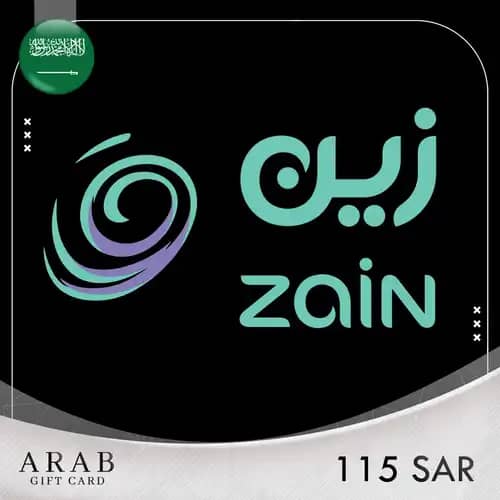 Zain 115 SAR Recharge Card