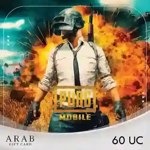 PUBG UC 60UC-$0.99 Recharge Card