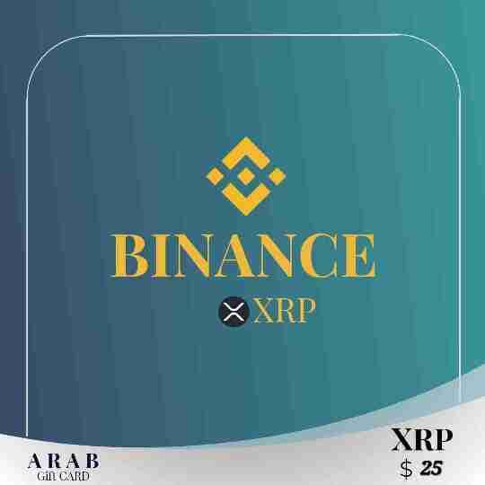 بطاقة هدايا بينانس (XRP) بقيمة 25 دولار