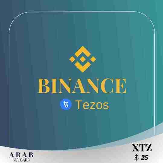 بطاقة هدايا بينانس (XTZ) بقيمة 25 دولار