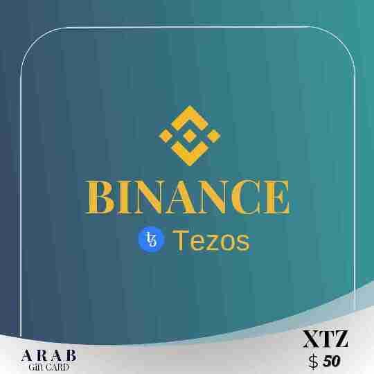 بطاقة هدايا بينانس (XTZ) بقيمة 50 دولار