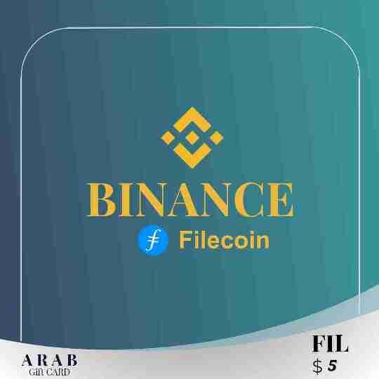 بطاقة هدايا بينانس (FIL) بقيمة 5 دولار